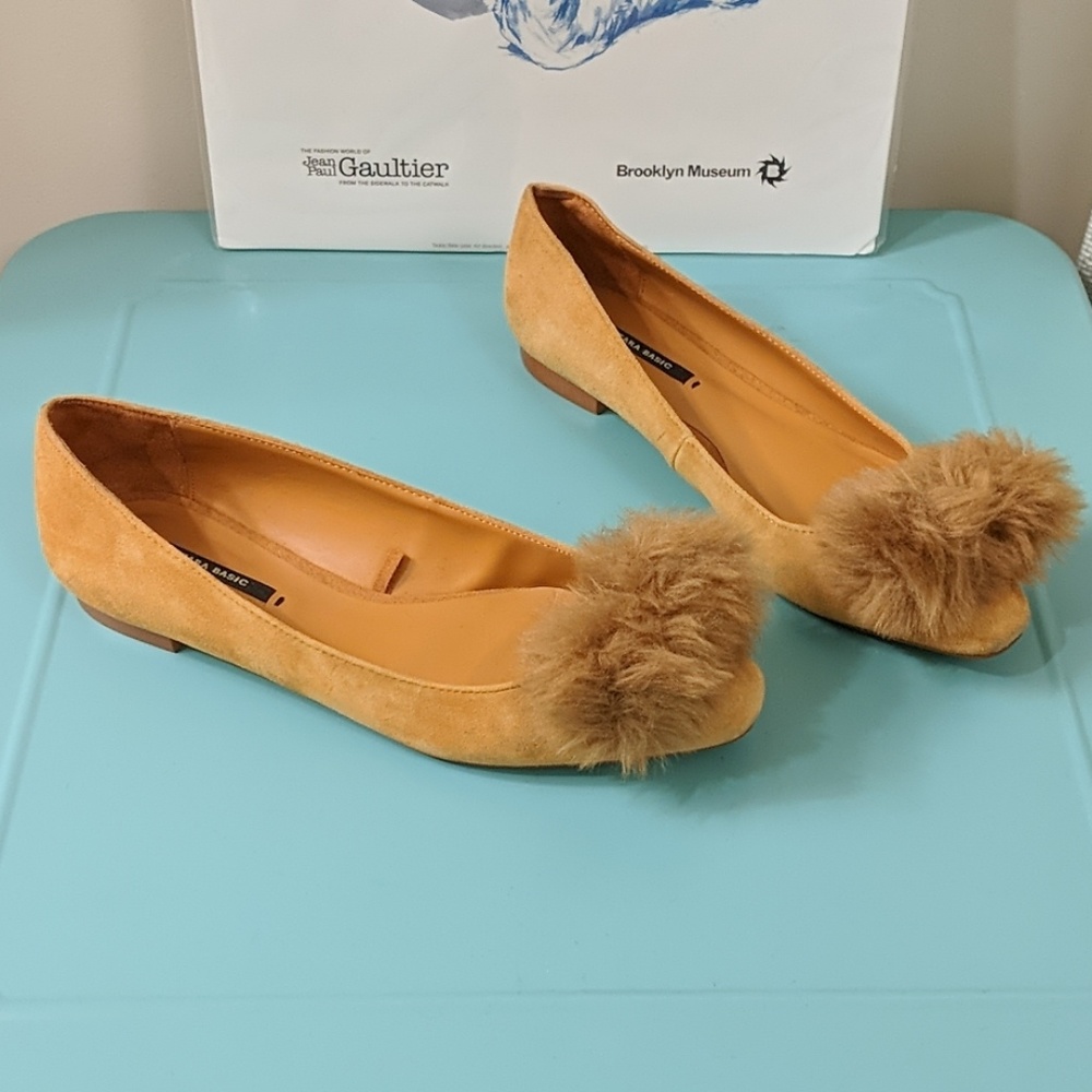 Yellow Ballerinas Zara 36 (6)